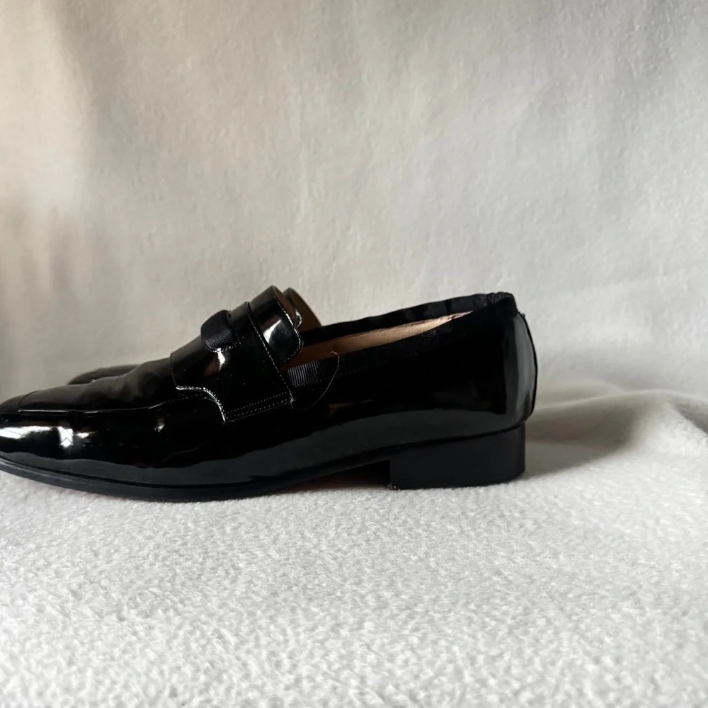 Andrew Fezza Size 10 1/2 Men’s Black Leather Dresss Shoes.